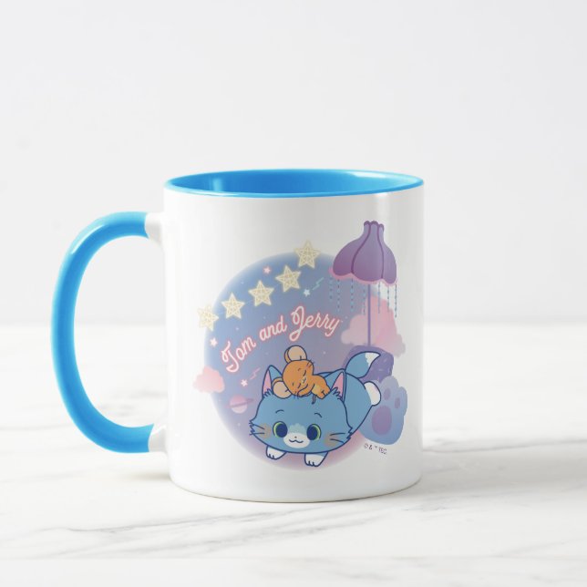 Caneca Anime as noites de Tom e Jerry Dreamy (Esquerda)