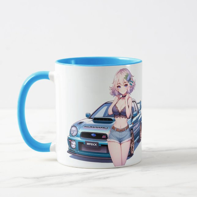 Caneca Anime Subaru WRX (Esquerda)