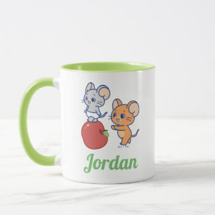 Caneca Anime Tuffy e Jerry Apple Rolling