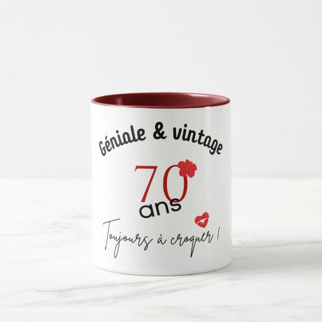 Caneca aniversaire 70 anos (Centro)
