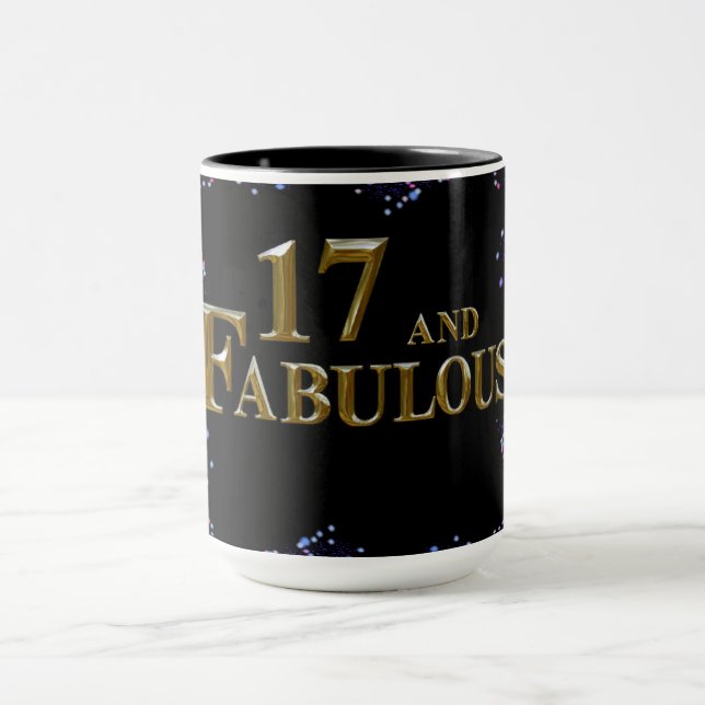 Caneca Aniversário de 17 anos  (Centro)