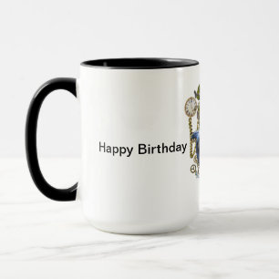 Caneca Aniversário de 21 ruas Steampunk