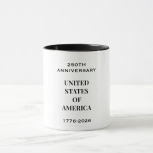 Caneca Aniversário de 250 anos 1776–2026 – Isqueiro Premi