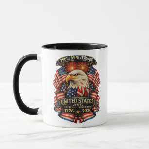 Caneca Aniversário de 250 anos da Independência dos EUA 1
