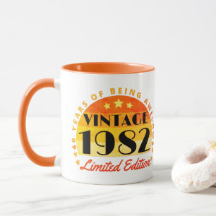 Caneca Aniversário de 40 anos da Edição Limitada Vintage