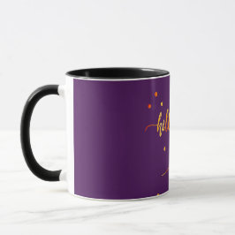 Caneca aniversário de 40 anos roxo olá de ouro 40 tipogra