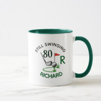 Aniversário de 80 anos (qualquer idade) Nome Monog