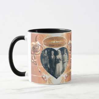 Caneca Aniversário de Casamento de Cobre 22/7