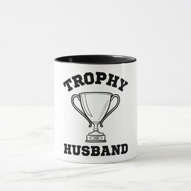 Caneca Aniversário de Casamento do Marido Trophy (Centro)