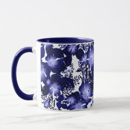 Caneca Aniversário de Casamento fita de cetim cinza pérol