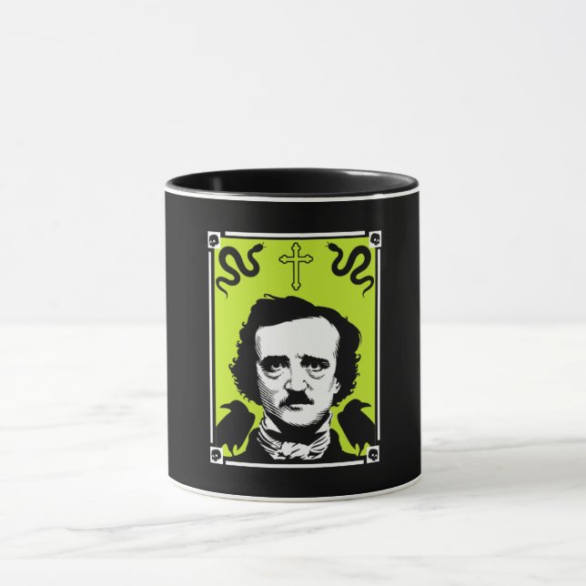 Caneca Aniversário de Edgar Allan Poe 19 de janeiro (Centro)