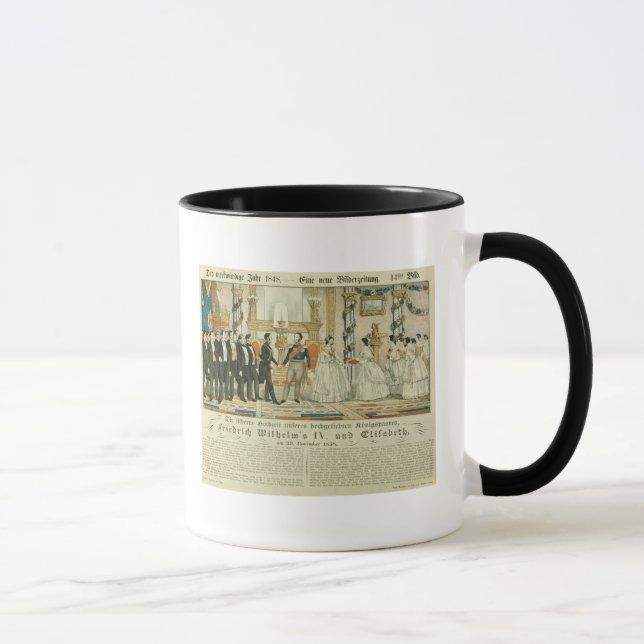Caneca Aniversário de Frederick William IV e seu (Direita)