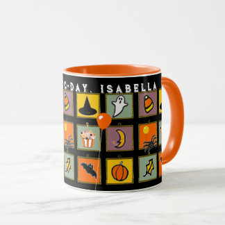 Caneca Aniversário de Halloween