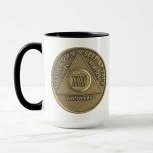 Caneca Aniversário de Moedas Sober com 35 anos