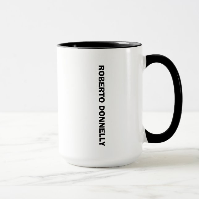 Caneca Aniversário de Trabalho de Reconhecimento de Funci (Direita)