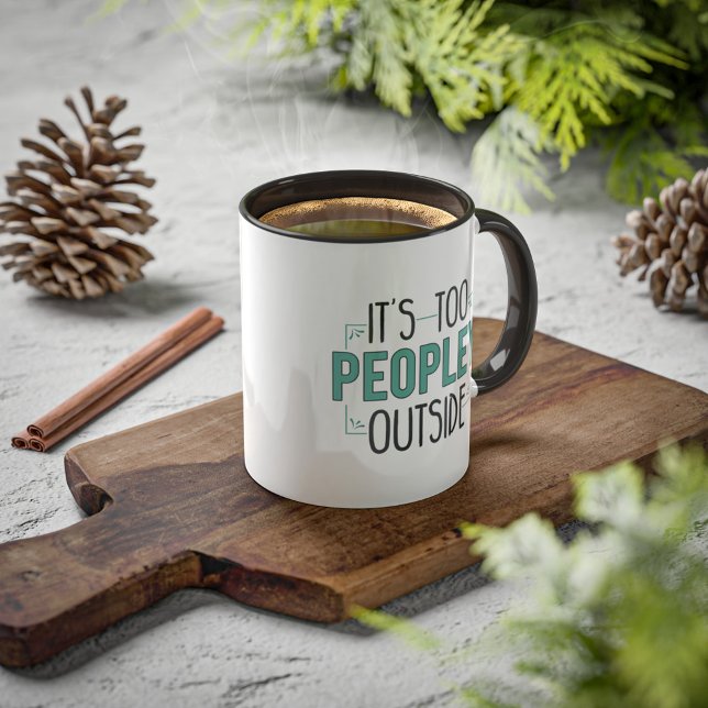 Caneca Aniversário do Colega de Trabalho Invertido (Funny Introvert Peopley Coffee Mug)