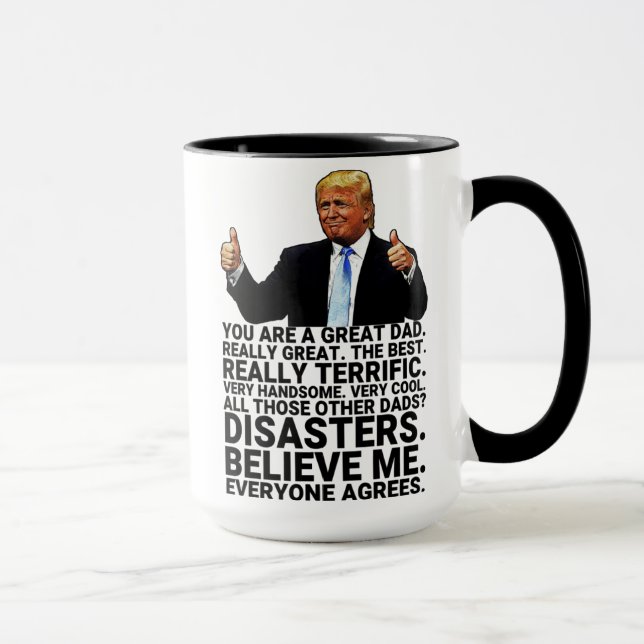 Caneca Aniversário do Pai do Tremor Engraçado  (Direita)