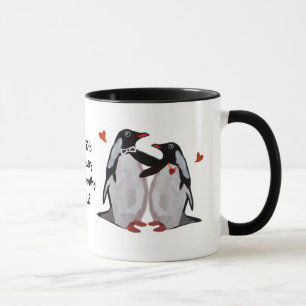 Caneca Aniversário do pinguim 50th