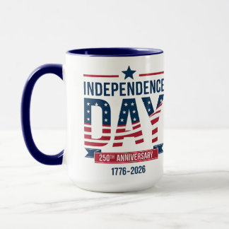 Caneca Aniversário dos 250 anos de Independência dos Esta