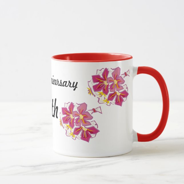 Caneca Aniversário feliz 36th (Direita)