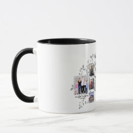 Caneca Aniversário Milestones PHOTO COLLAGE Family Tree G