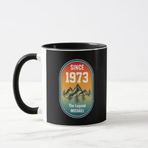 Caneca Aniversário Personalizado Da Vintage O Estilo Da M