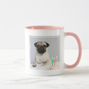 Caneca Aniversário Pug