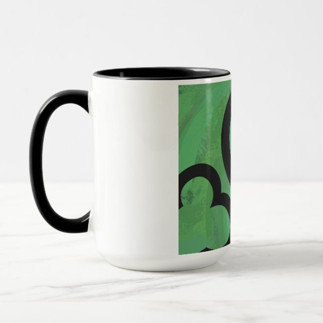 Caneca Aniversário verde de 30 décadas (Esquerda)