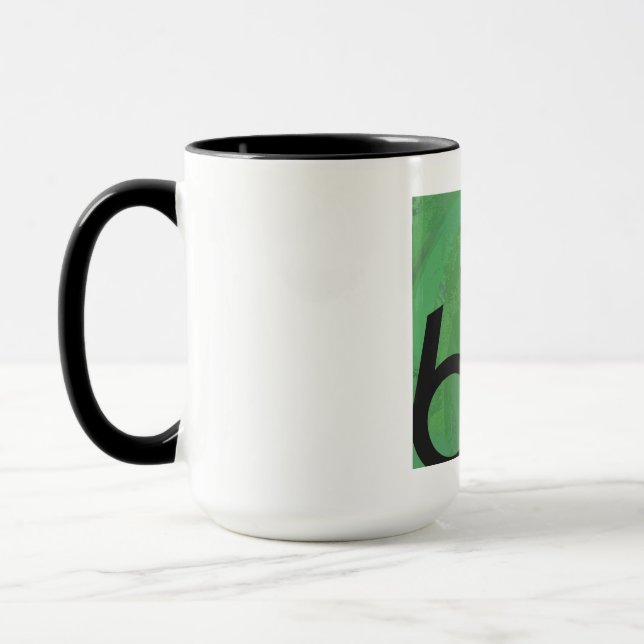 Caneca Aniversário verde de 60 décadas (Esquerda)