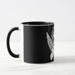 Caneca Anjo - Caneca Angel Rebel 😇🖤