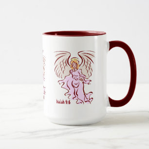 Caneca Anjo de Natal Personaliza o Natal