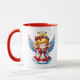 Caneca Anjo de Neve Natal
