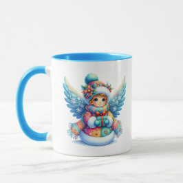 Caneca Anjo de Neve Natal