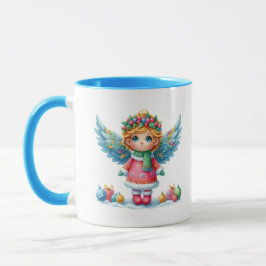 Caneca Anjo de Neve Natal