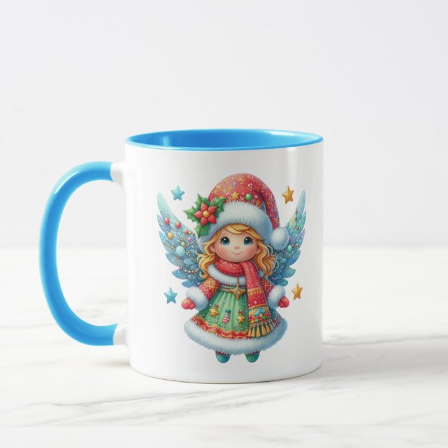 Caneca Anjo de Neve Natal (Esquerda)