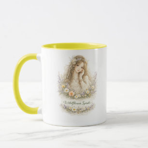 Caneca Anjo Espírito de Flor Silvestre