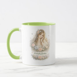Caneca Anjo Jardim de Borboletas