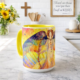 Caneca Anjo Retro Morning Glory