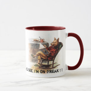 Caneca ANMFA113, não pode você ver, mim está na ruptur