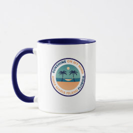 Caneca Anna Maria Island Florida Coffee Mug