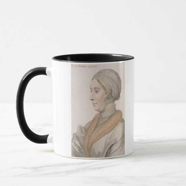 Caneca Anne Boleyn (1507-36) gravada por Francesco Bartol (Esquerda)