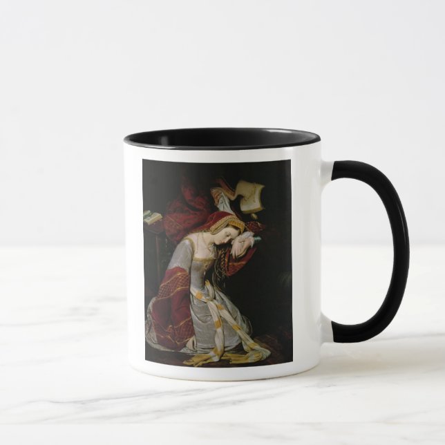 Caneca Anne Boleyn na torre, detalhe, 1835 (Direita)