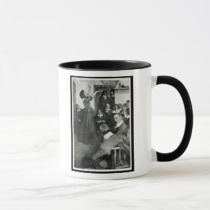 Caneca Anne Hutchinson que Preaching em sua casa em