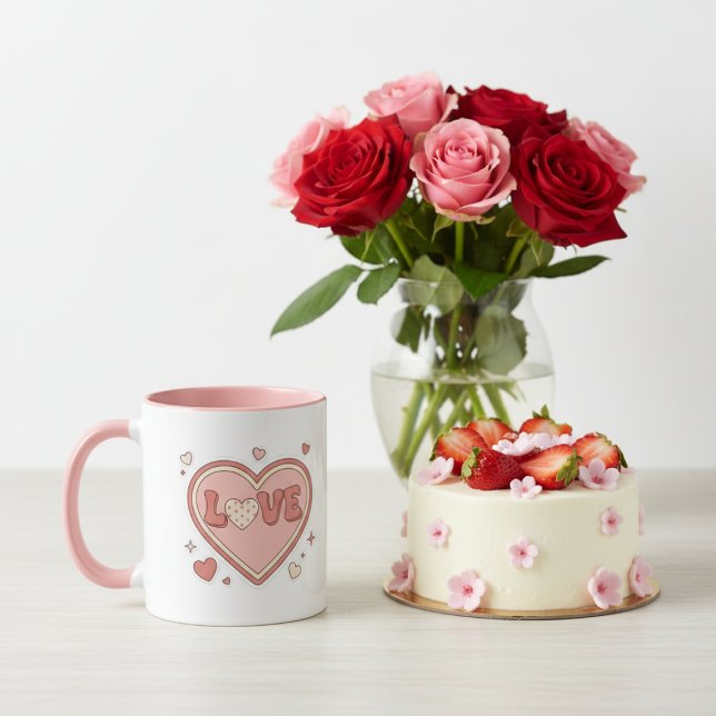 Caneca Anniversary & Valentine’s Day Coffee Mug (Criador carregado)