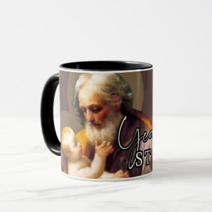 Caneca Ano das Ruas. Joseph Child Jesus Religioso Católi
