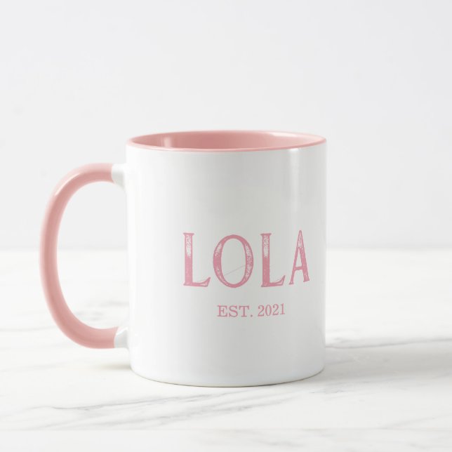 Caneca Ano de Fundação da Pink Lola (Esquerda)
