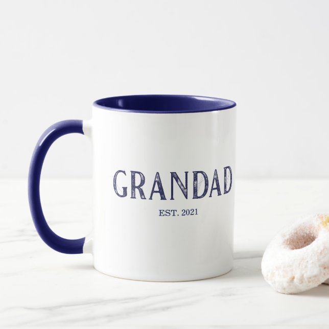 Caneca Ano de Fundação do Avô Azul (Com Donut)