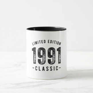 Caneca Ano de Nascimento Clássico de 1991