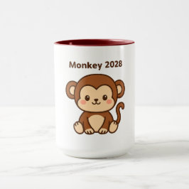 Caneca Ano do Macaco 2028