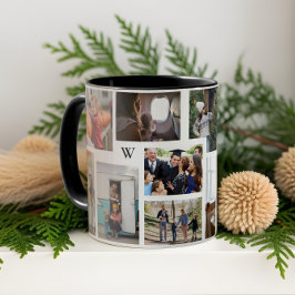 Caneca Ano em Momentos Foto da Família Colagem de Fotos M